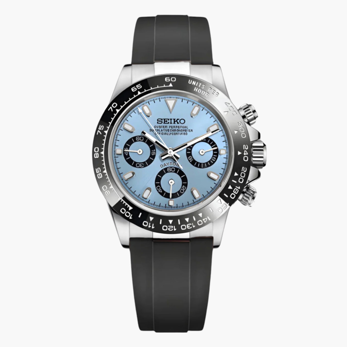 Seitona Ice Blue Dial Rubber