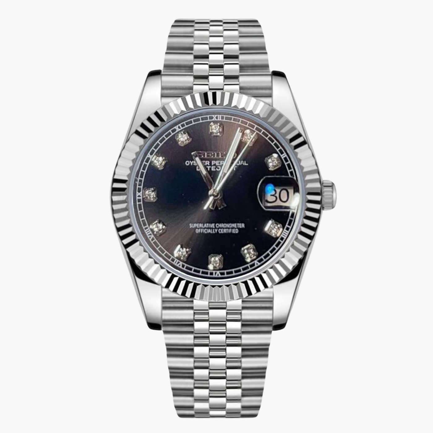 Seikojust Black Diamond Dial