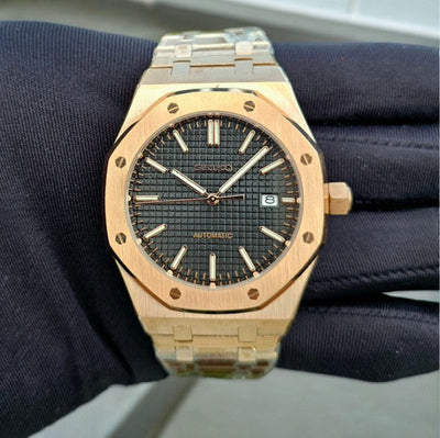 Royal Seikoak Rosegold Black