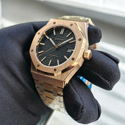 Royal Seikoak Rosegold Black